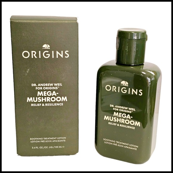 Origins Dr Weil Mega-Mushroom Skin Relief & Resilience Lotion 3.4 fl.oz. 100 ml. - Picture 1 of 10